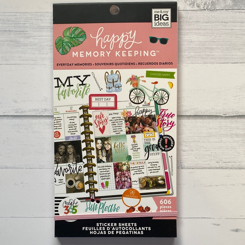 The Happy Planner Colorful Memory Keeping Sticker Bundle - Picture 2 of 13